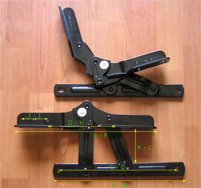 Futon Hinges Set (Click Click) Futon Hinges Set (Click Click)
